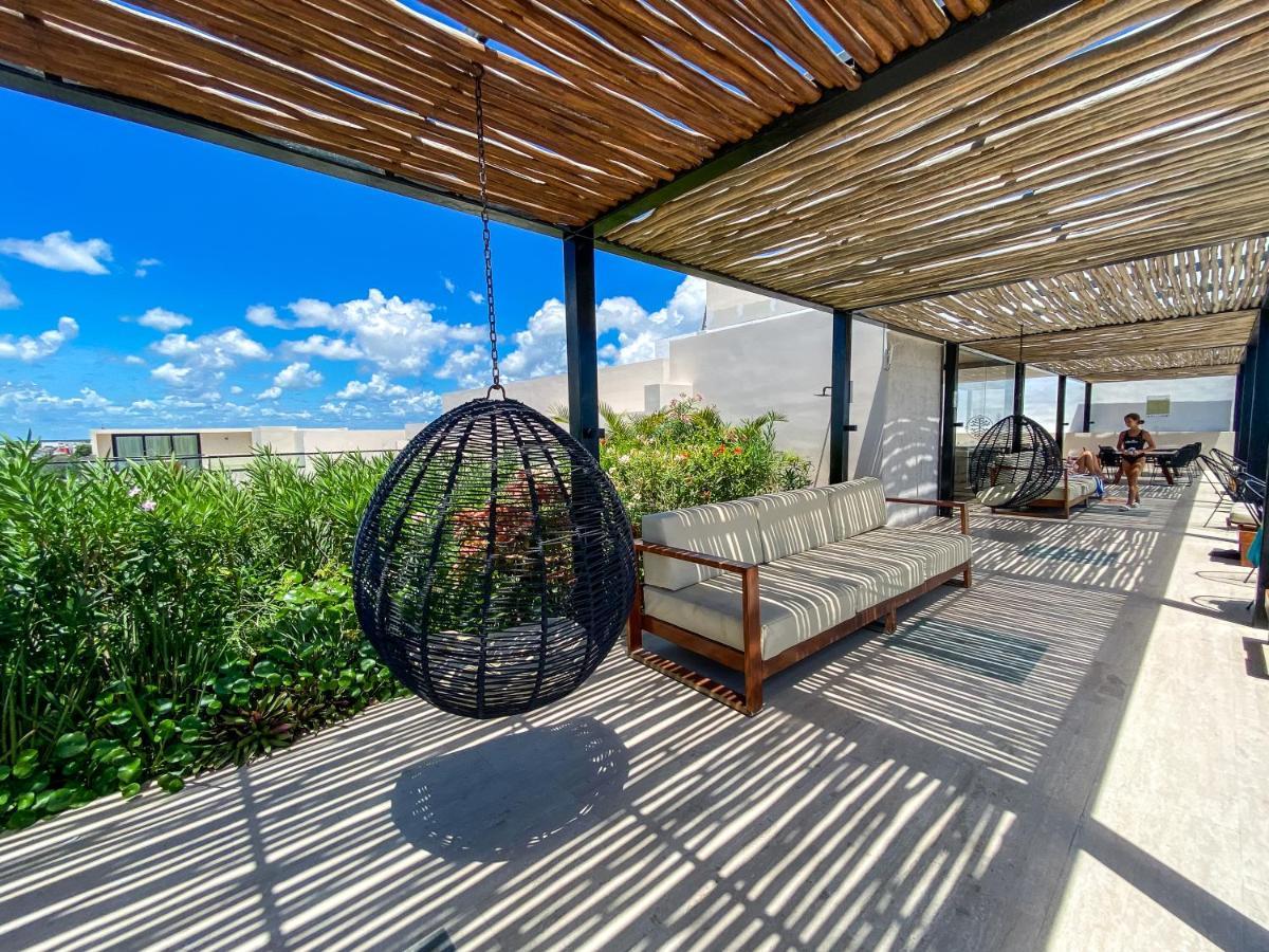 Big Studio At Kaab By The Beach With Roof Top Pool, Sauna And Jacuzzi Near Paseo Del Carmen Mall Playa del Carmen Exterior foto
